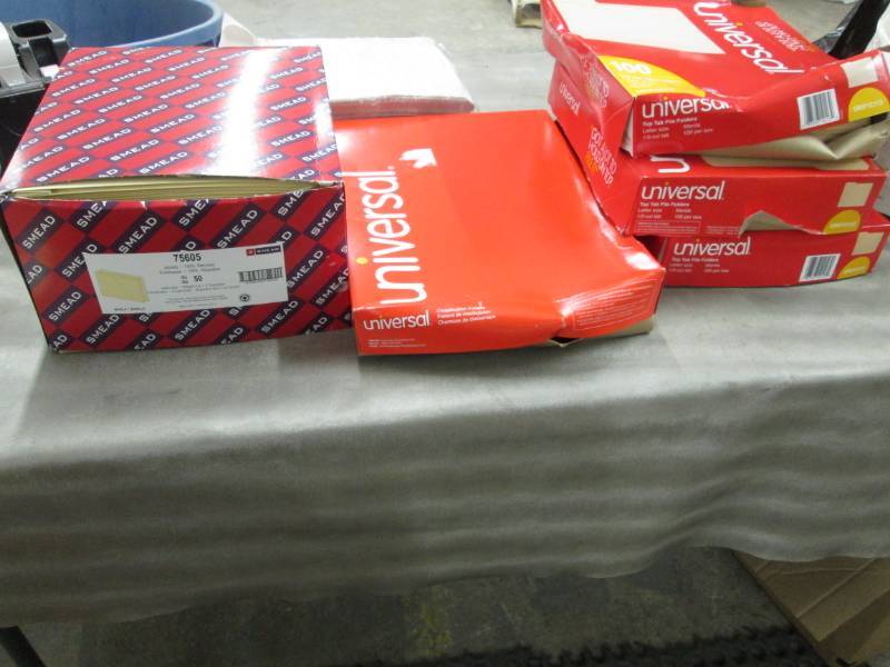 lot 161 image: Classification Folders, 2 Boxes Un...