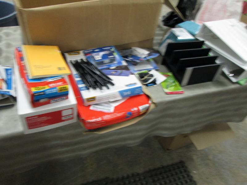 lot 167 image: Binders, #6 34 Envelopes, Gallon B...