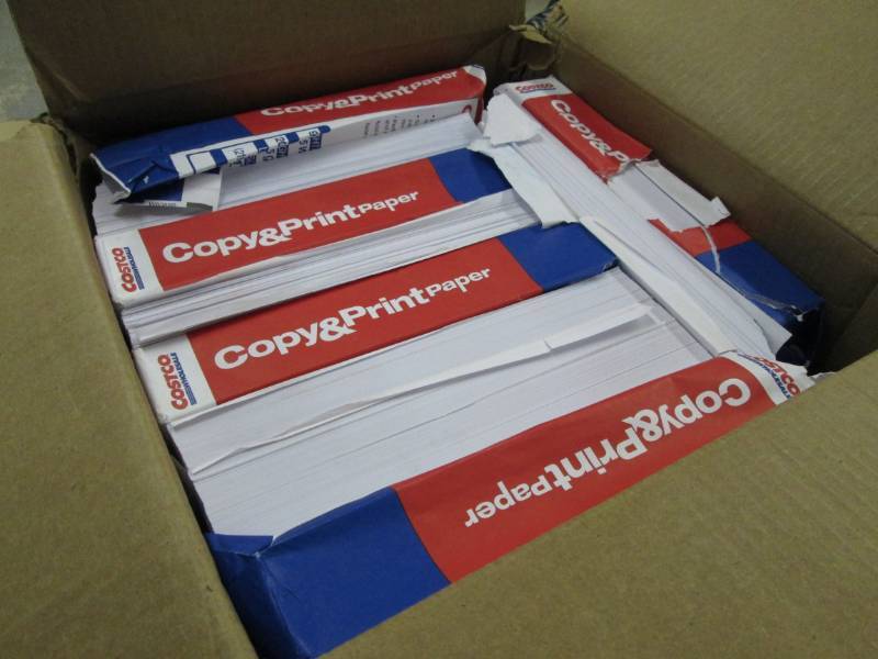 lot 177 image: 9 Open Reams Copy & Print Paper...