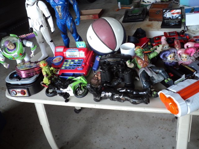 lot of toys...