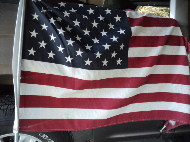 medals and American Flag...