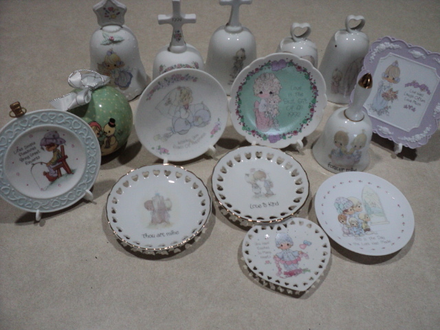 Precious Moments bells and miniatur...