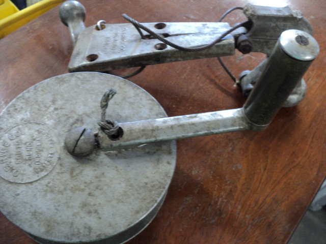 antique original boat anchor mate -...