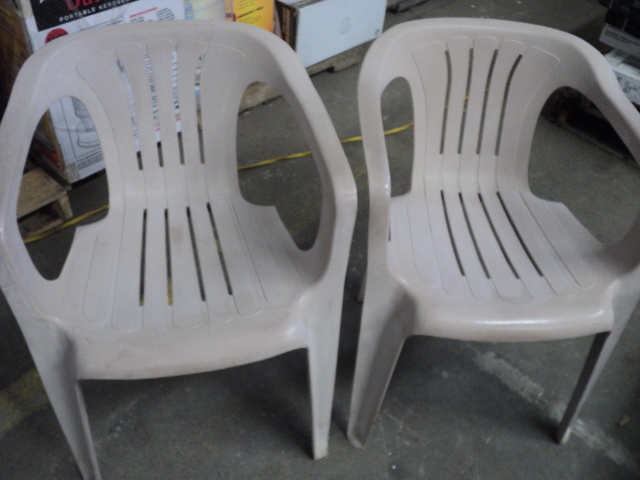 2 patio chairs...
