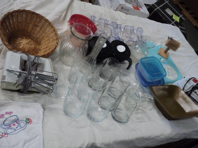 lot of household items...