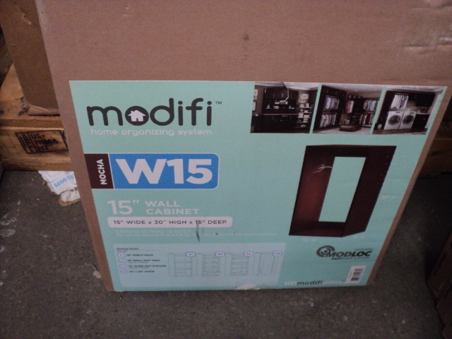 3 Modifi 15 x 30 x 15 mocha wall...