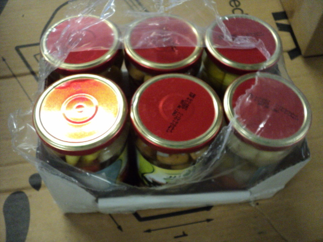 4 jars of Zin Mixed Pickles in Brin...