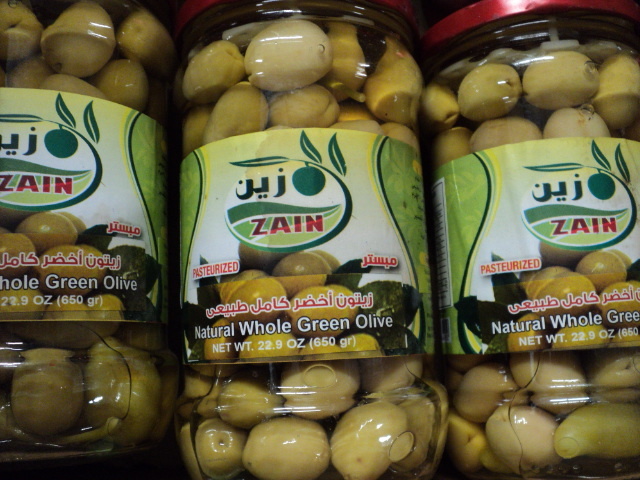 3 jars of Natural Whole Green Olive...