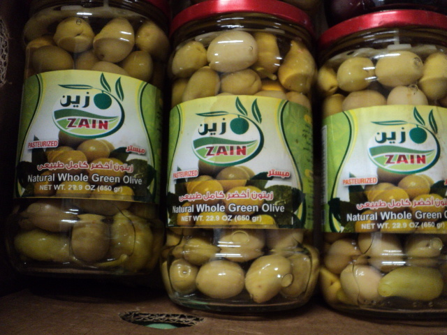 3 jars of Natural Whole Green Olive...