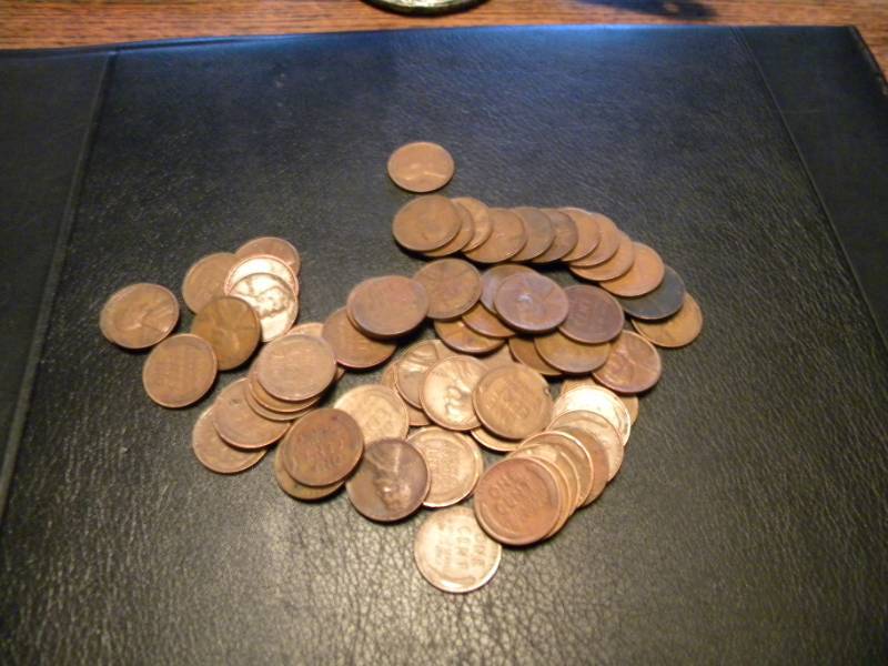 60 Wheat Back Pennies