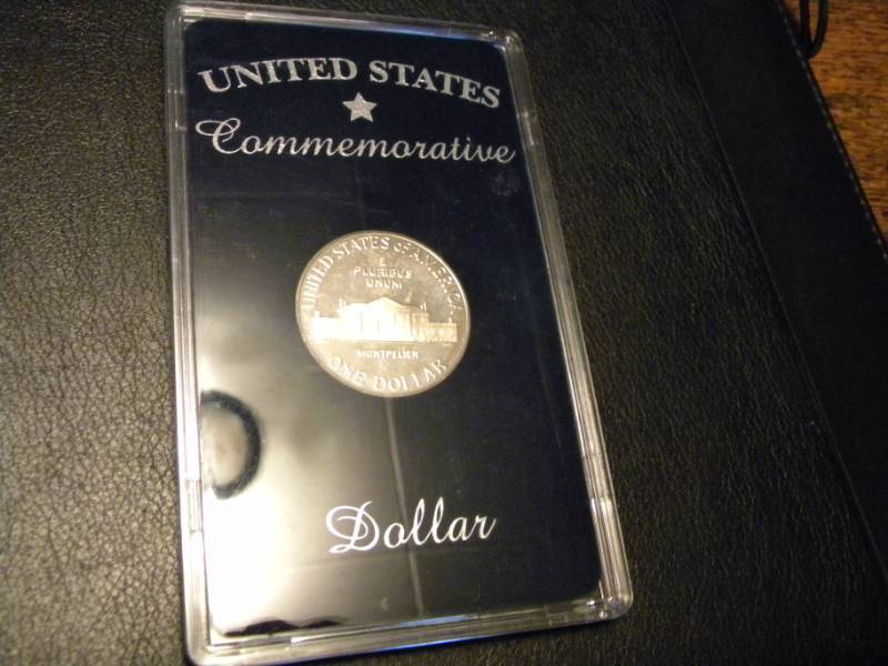 1993 S James Madison US Commemorative 90% Silver Dollar