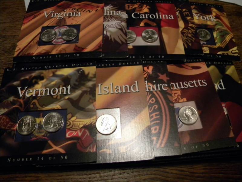 10 State Quarter Sets