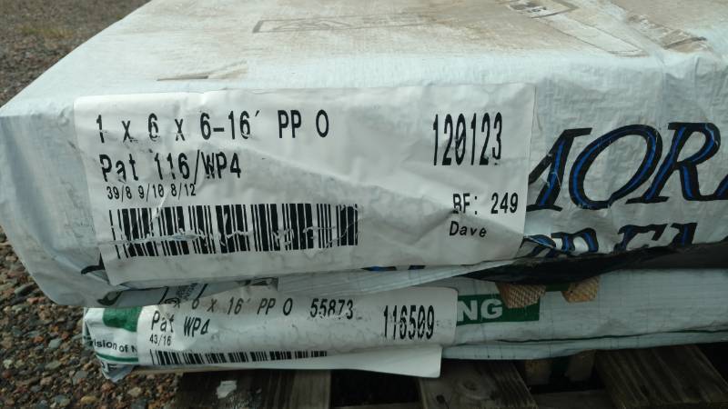 1x6x8-10-12 Ponderosa Pine Tongue and Groove Outs