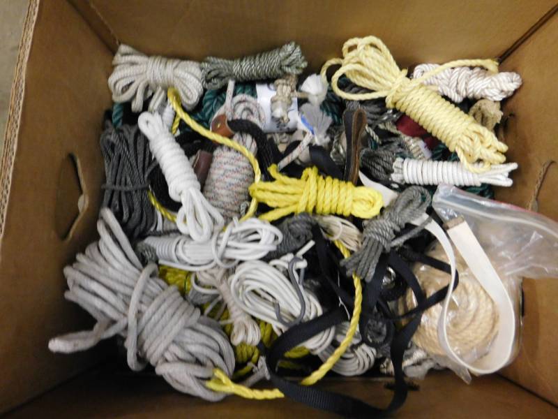 lot 78 image: Misc. Box of Ropes
