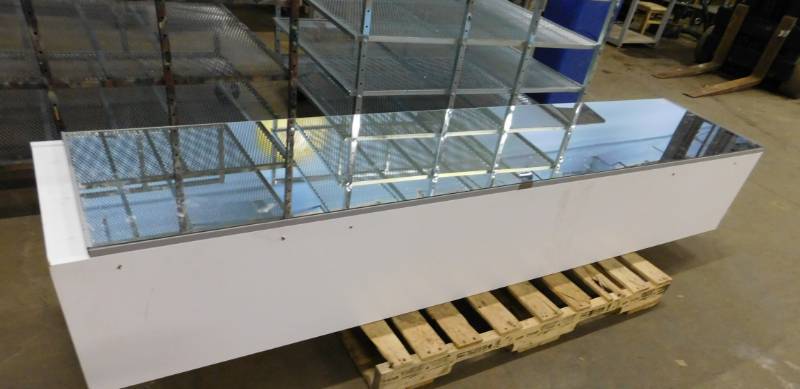 lot 26 image: Mirrored Storage Cabinet - 19.5(w) x 9(h) x 14(d)