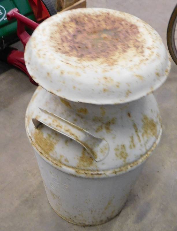 lot 112 image: Antique Milk Can