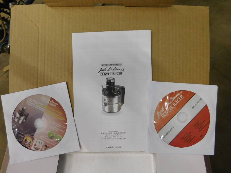lot 113 image: NEW Jack La Lannes Stainless Steel Power Juicer