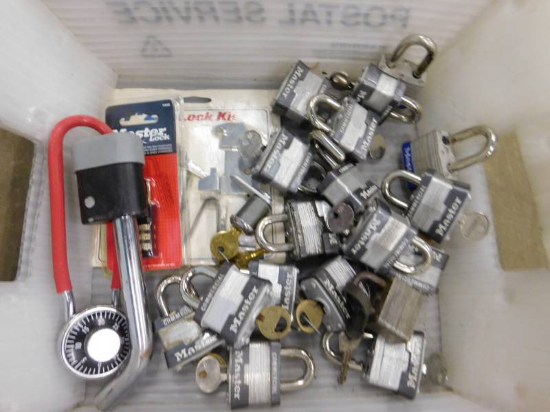lot 118 image: Misc. Lot of Locks