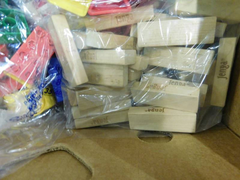 lot 133 image: Kids Legos, Wood Blocks