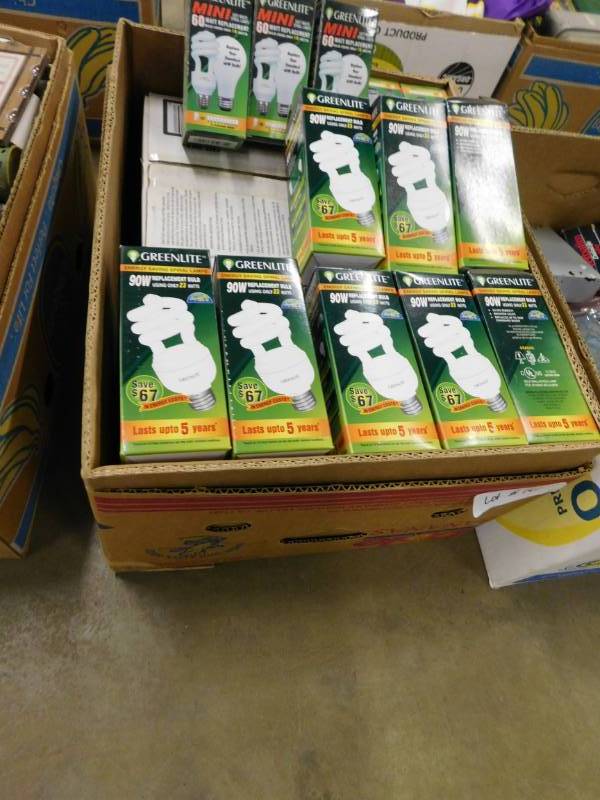 lot 141 image: Greenlite Replacement Bulbs