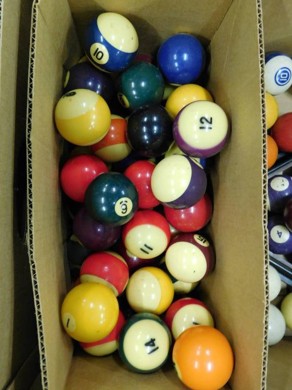 lot 155 image: Billiard Pool Balls