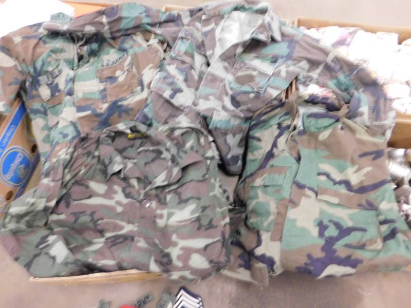lot 168 image: Military Jackets & Badges