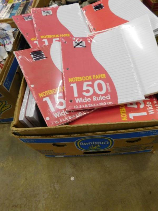 lot 173 image: Notebook Paper
