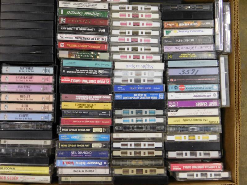 lot 184 image: Cassette Tapes #2