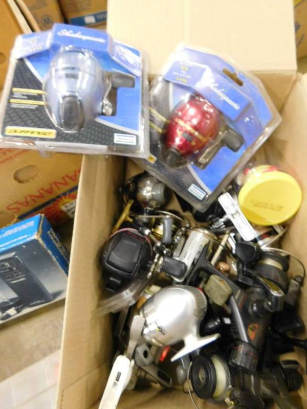 lot 192 image: Fishing Reels, Plastic Cases, 2 Way Radio