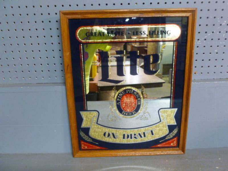 lot 76 image: Beer Mirror