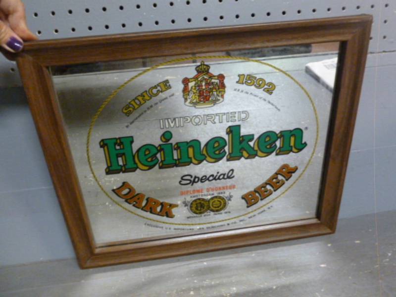 lot 78 image: Beer Mirror