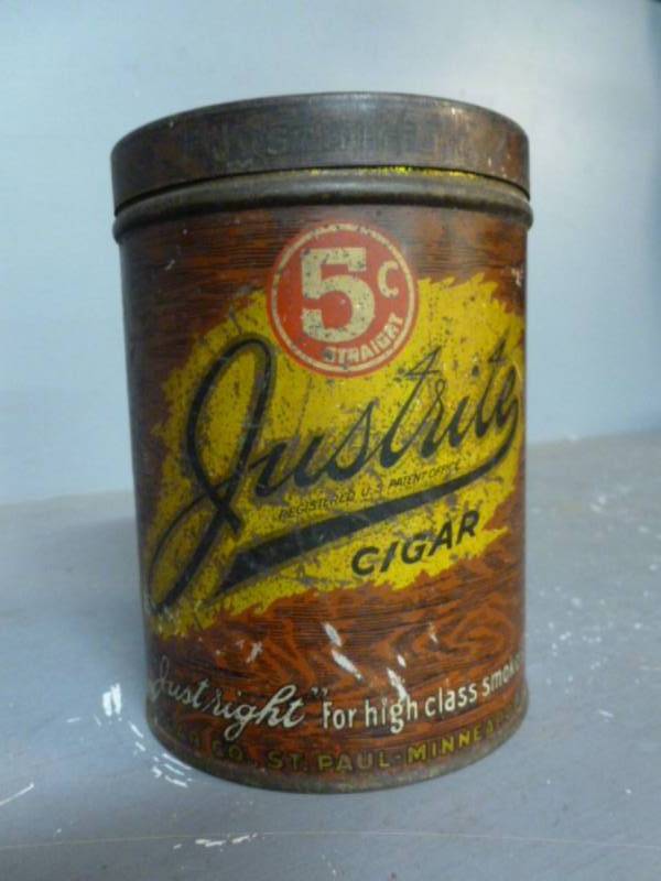 lot 101 image: Antique Tobacco Can