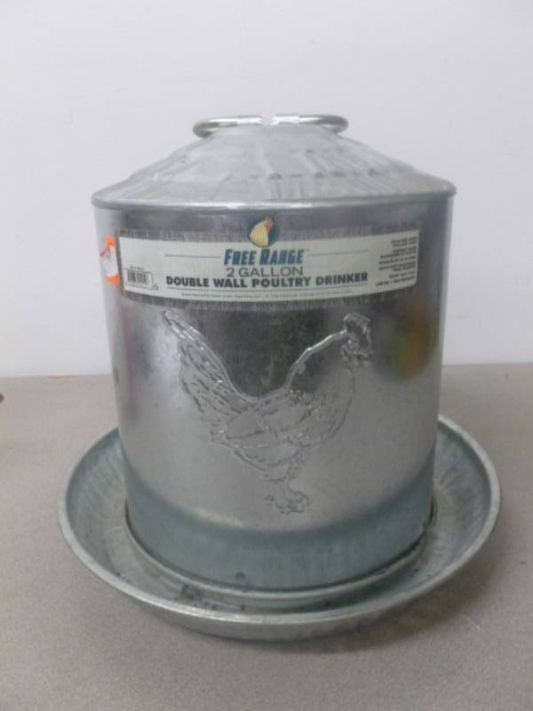 lot 33 image: New Chicken Waterer