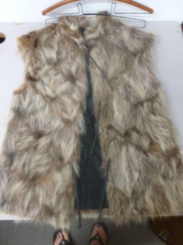 lot 76 image: Vintage Fur Vest