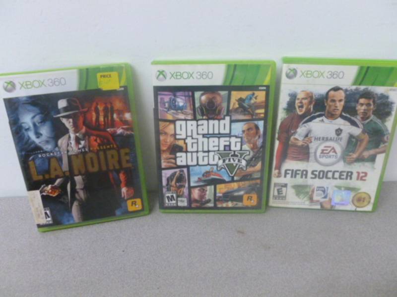 lot 101 image: XBOX 360 Games