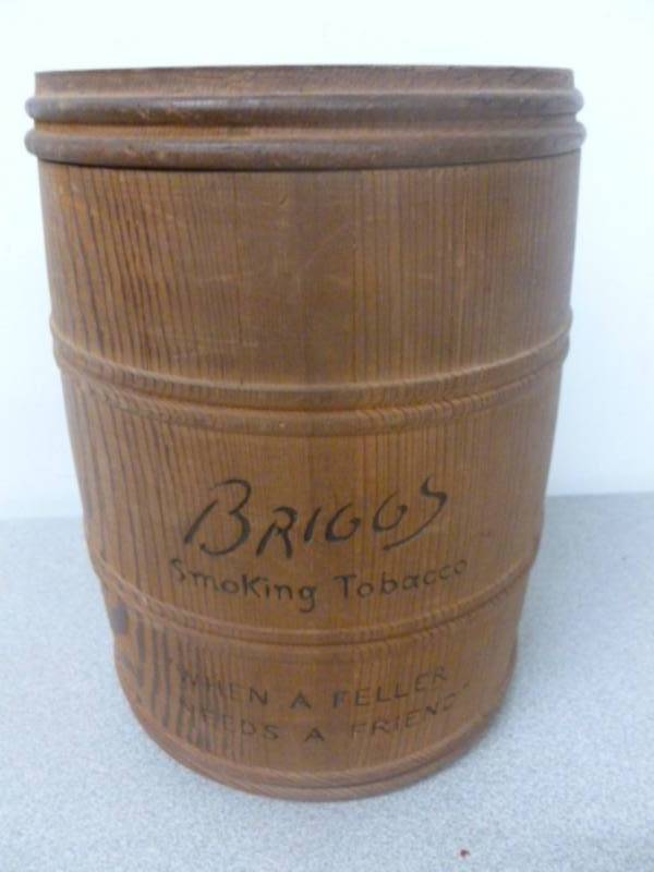 lot 120 image: Vintage Tobacco Barrel