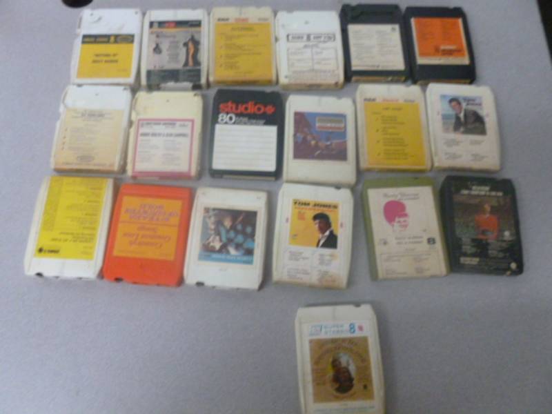 lot 156 image: Vintage 8-Track Tapes