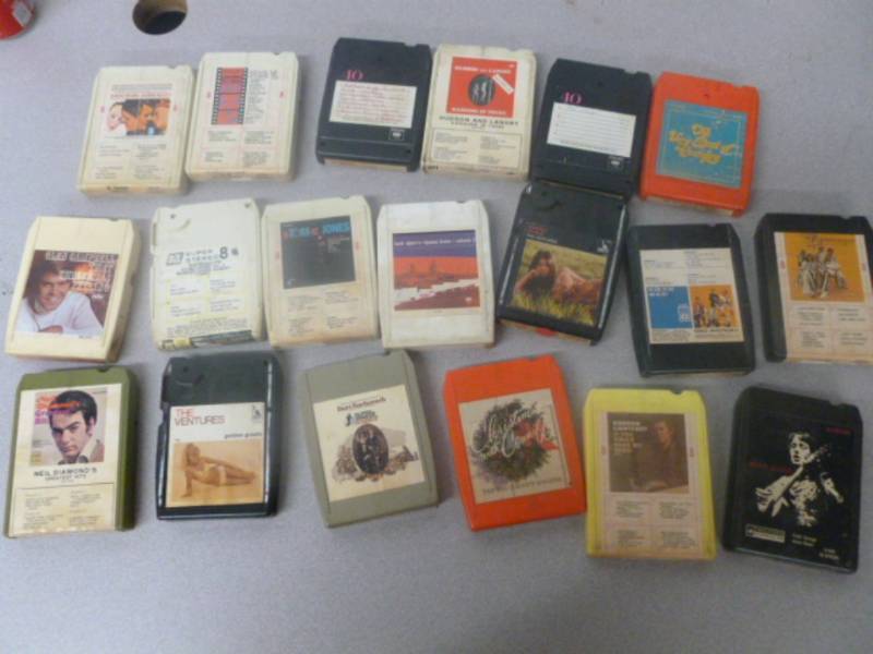 lot 157 image: Vintage 8-Track Tapes