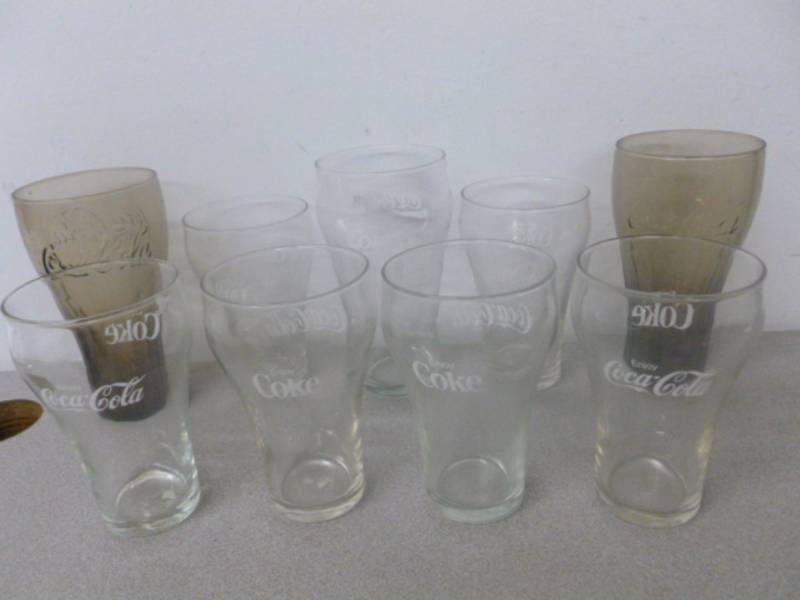 lot 203 image: Coca-Cola Glasses