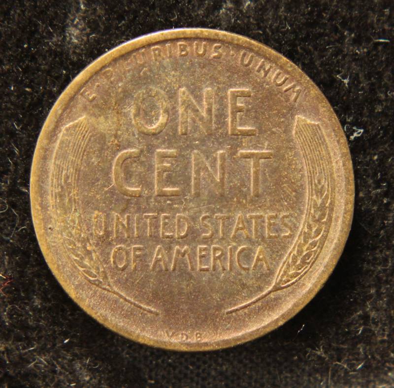 lot 12 image: 1909-VDB US WHEAT CENT