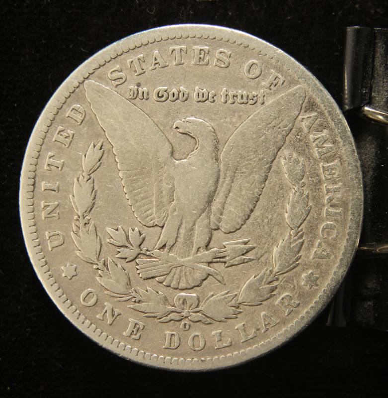lot 16 image: 1896-O MORGAN SILVER DOLLAR