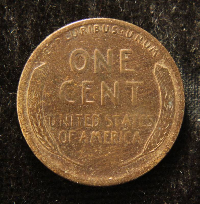 lot 54 image: 1911-S US WHEAT CENT CLEANED - BETTER DATE COIN