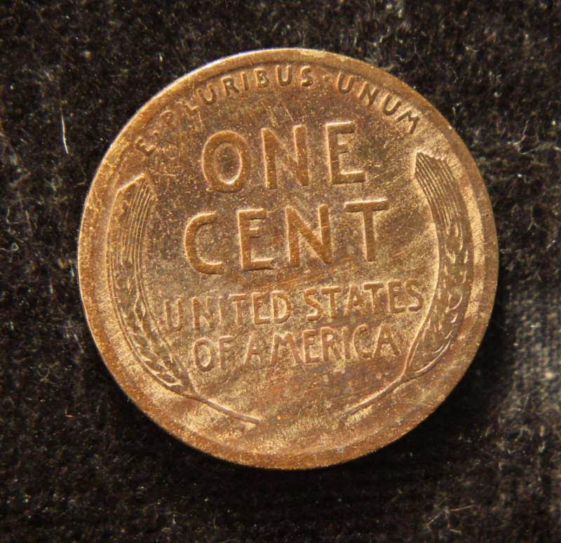 lot 64 image: 1912-D EARLY DATE US WHEAT CENT CLEANED