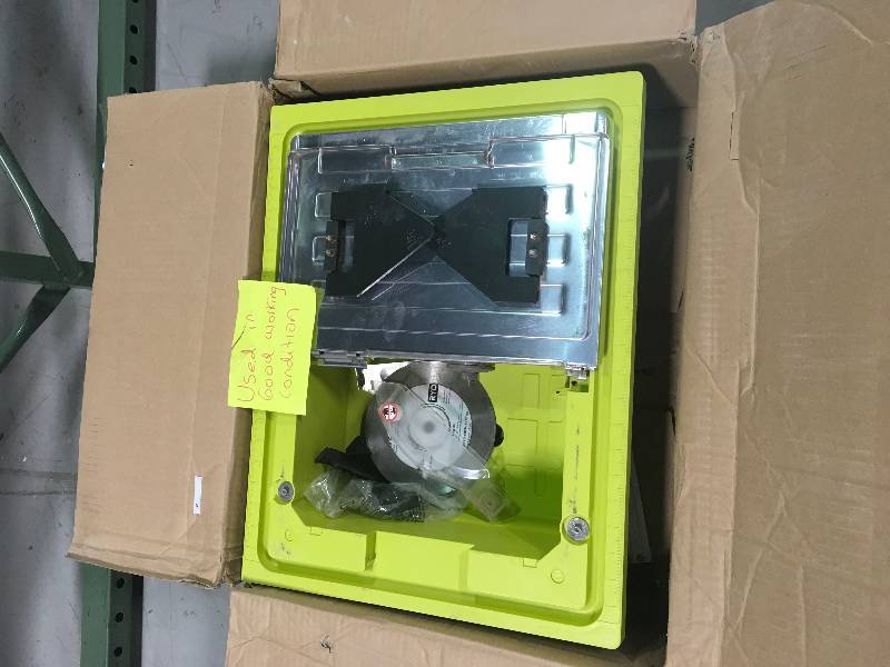 lot 14 image: Ryobi 7 in. 4.8 Amp Tabletop Tile Saw used In working condition