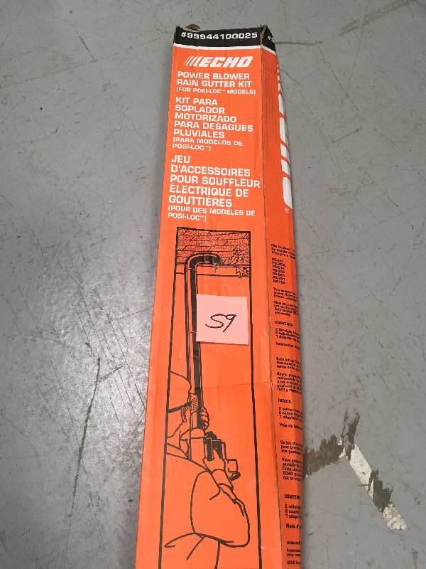 lot 59 image: ECHO Rain Gutter Cleaning Kit in Good Condition