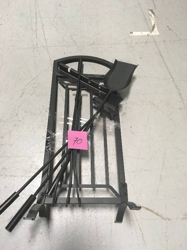lot 70 image: UniFlame  Fire Set Accessories in Black in good conditions