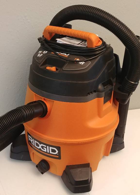 lot 16 image: Ridgid 14gal 6hp Shopvac