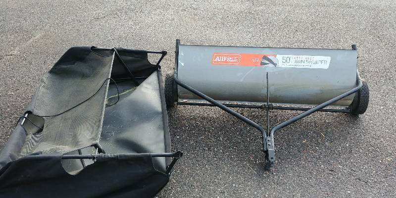 lot 31 image: AllFit HD 50 Extra Wide Lawn Sweeper