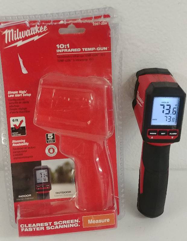 lot 46 image: Milwaukee Infrared Temp-Gun