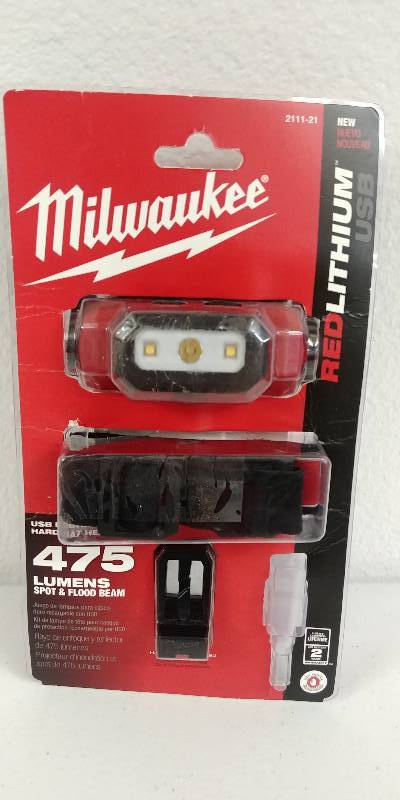 lot 55 image: Milwaukee 475 Lumens Headlamp Kit